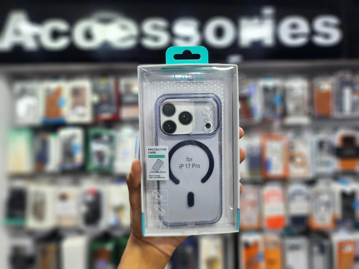 Apple Cause Protective Magsafe Clear Case iPhone 17 Pro Blue — Box Packed
